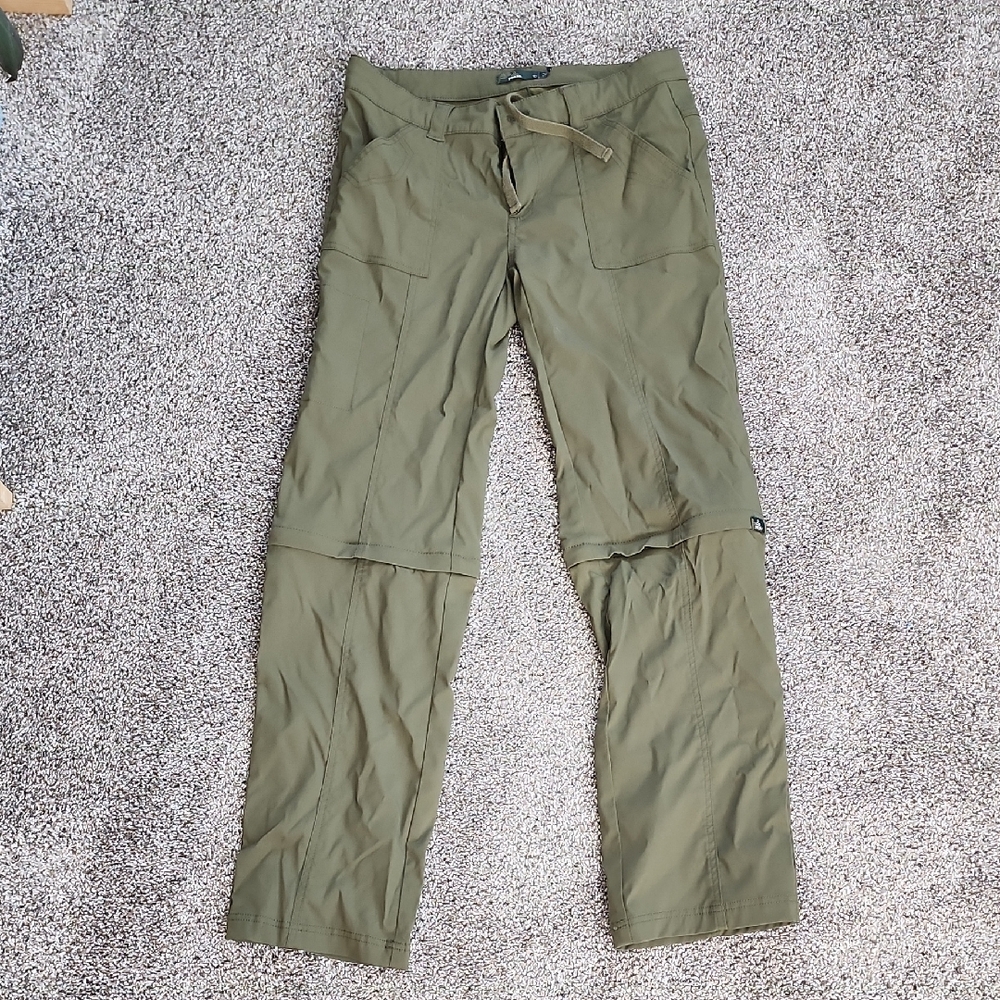 Prana Olive Convertible Cargo Pants